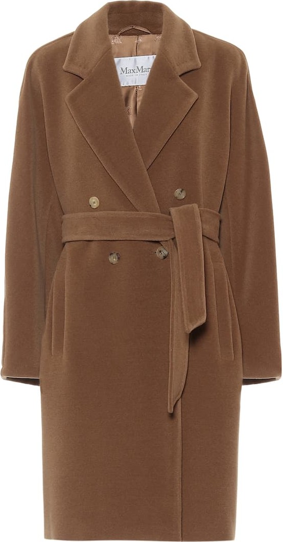Max Mara Baiocco camel-hair and wool coat