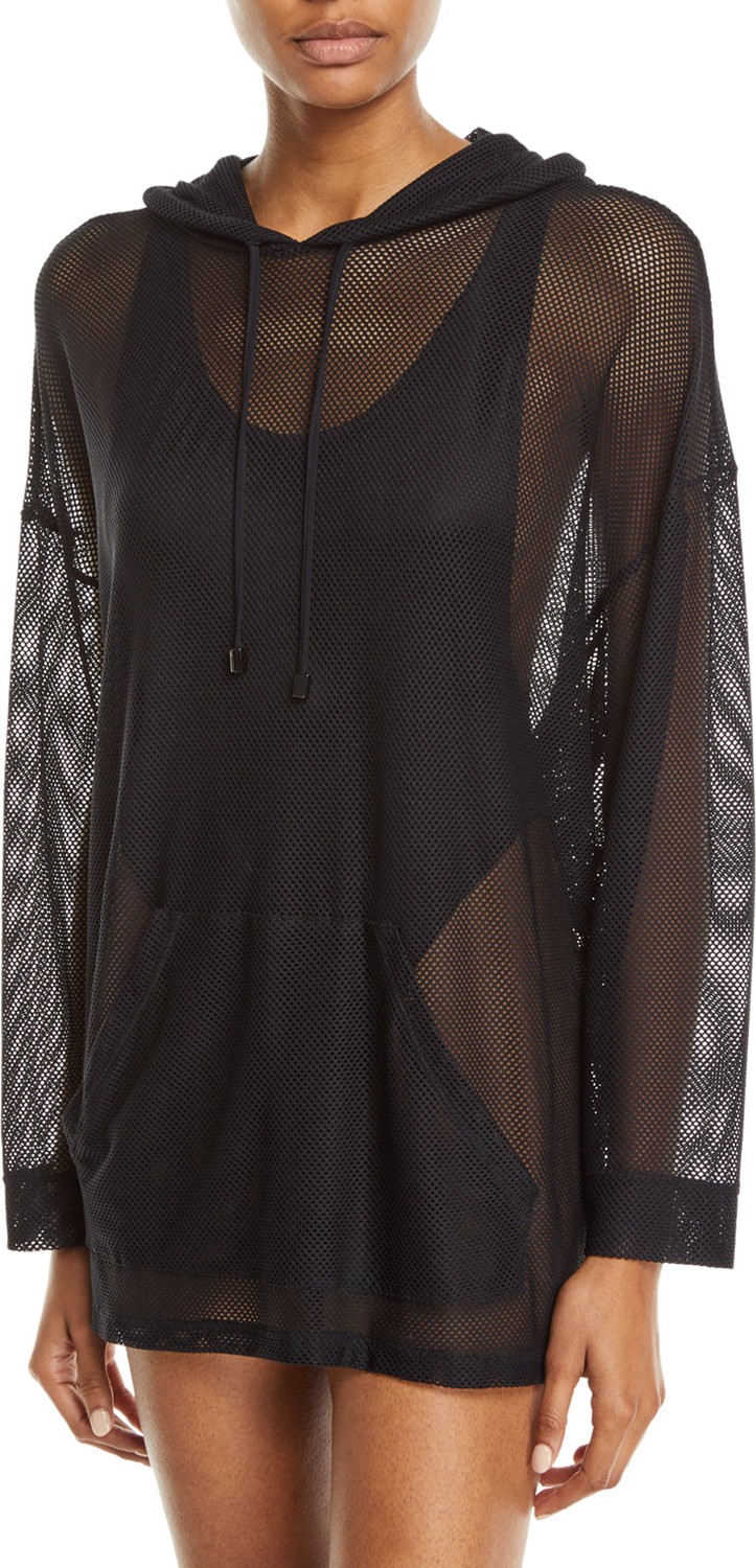 Magicsuit Oversized Mesh Coverup Hoodie
