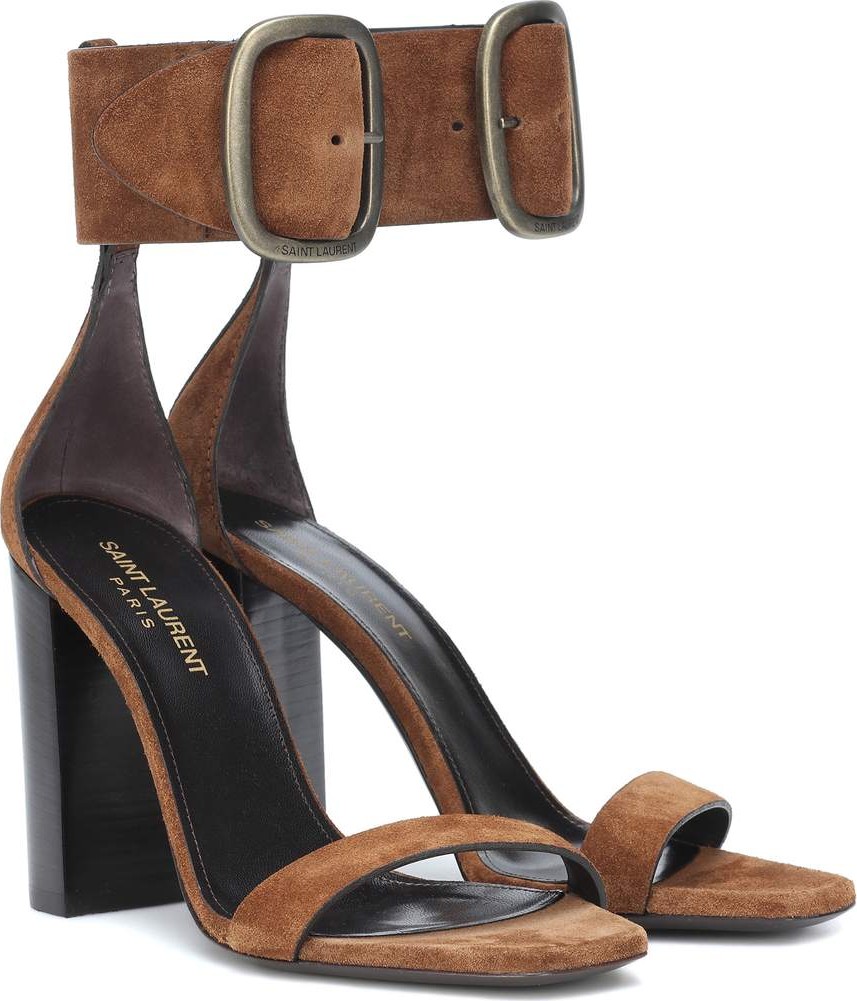 Saint Laurent Loulou suede sandals