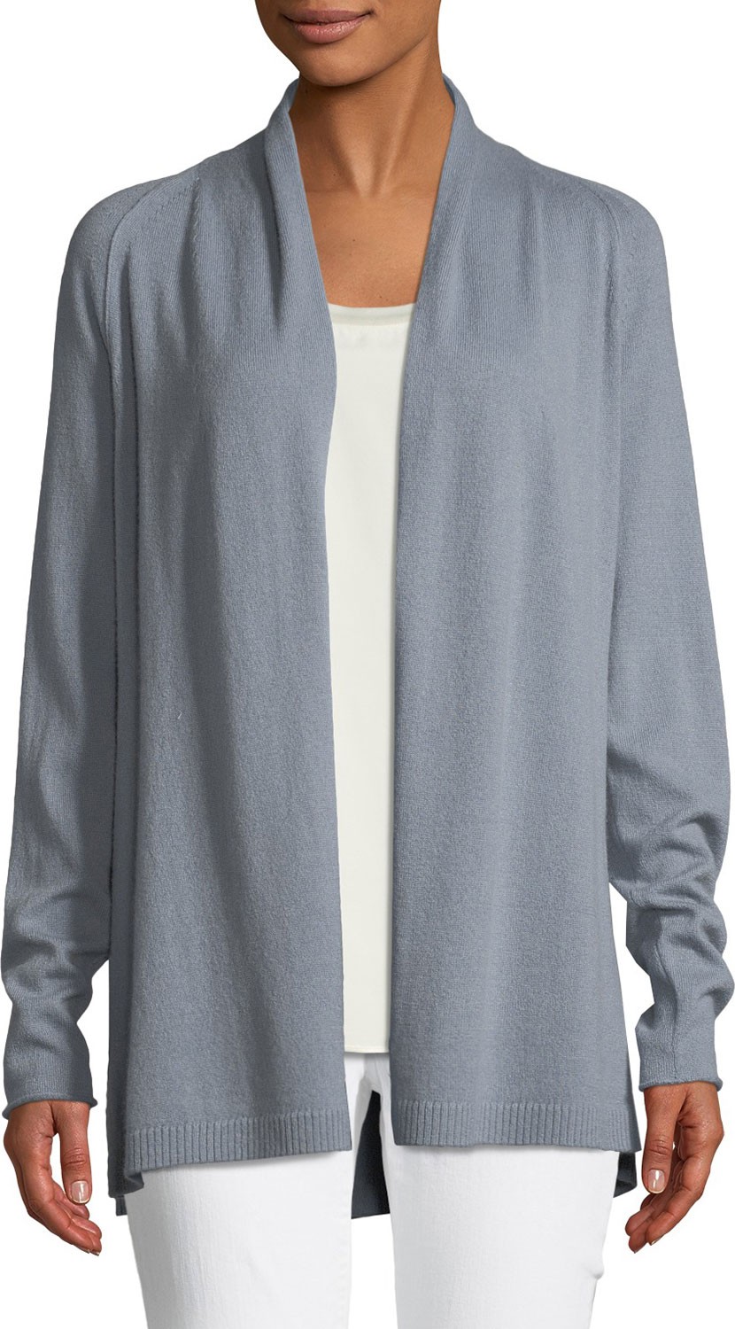 Lafayette 148 New York Cashmere Swing Cardigan