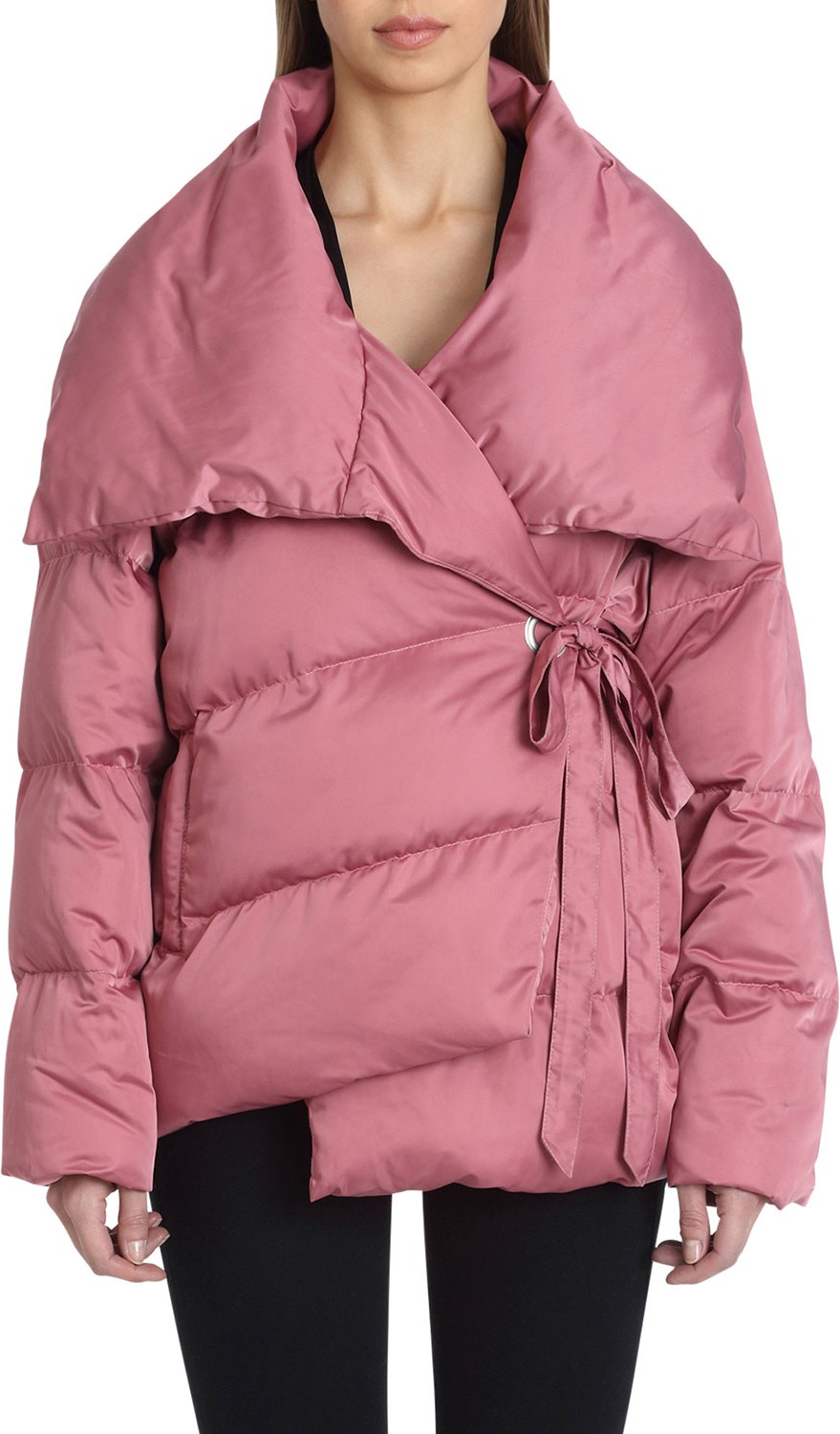 Avec Les Filles Wrapped Puffer Coat