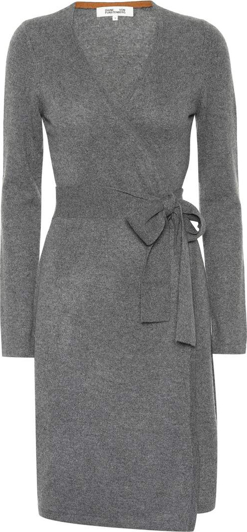 DIANE von FURSTENBERG Linda cashmere wrap dress