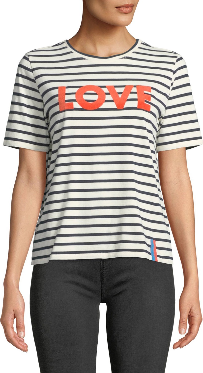 Kule The Modern Love Striped Crewneck Tee