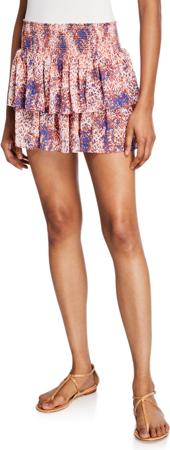 Ramy Brook Sibyl Printed Mini Skirt