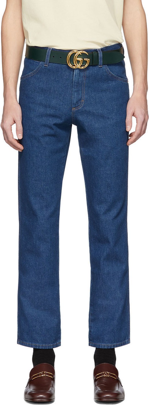 Gucci Blue Disney Edition Broken Twill Jeans