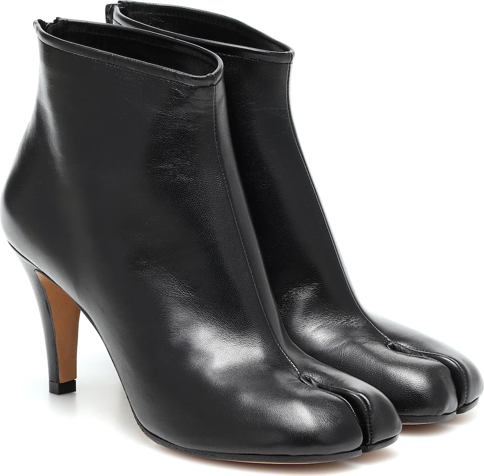 Maison Margiela Tabi leather ankle boots