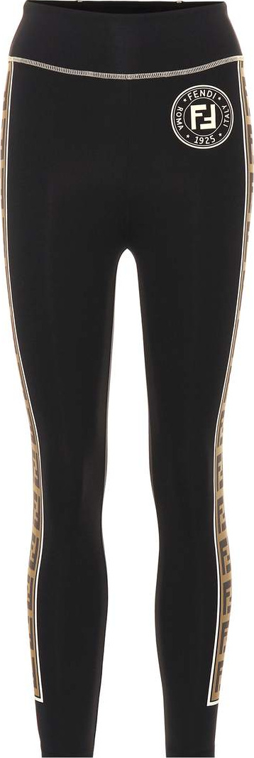 Fendi Logo-printed leggings