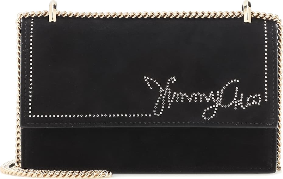 Jimmy Choo Leni suede shoulder bag