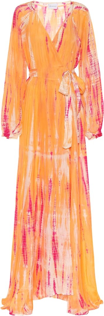 Anna Kosturova Exclusive to Mytheresa – Tie-dye silk maxi dress