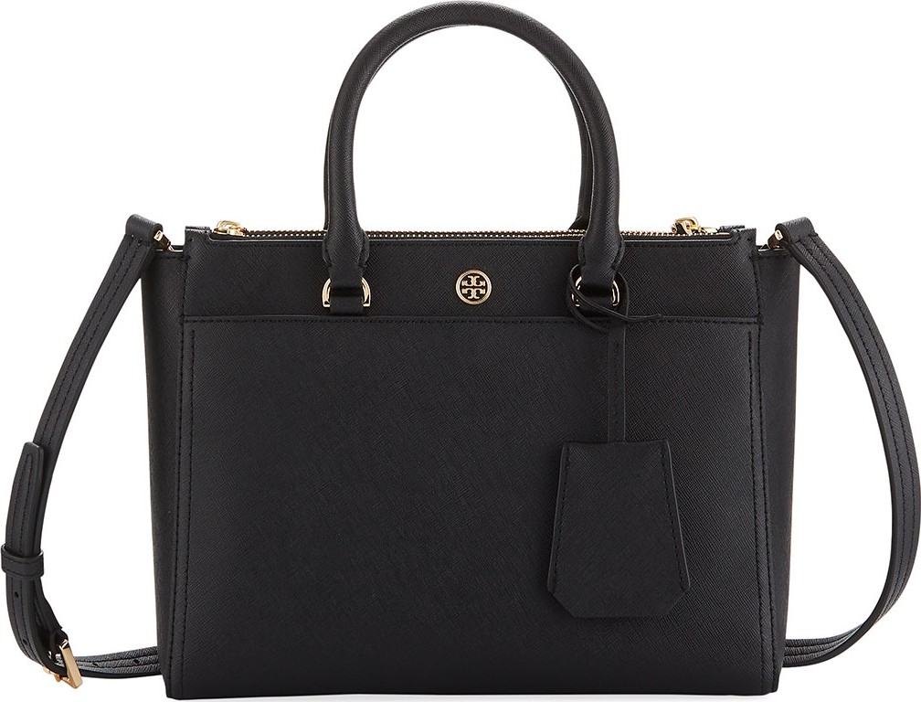 Tory Burch Robinson Small Saffiano Tote Bag