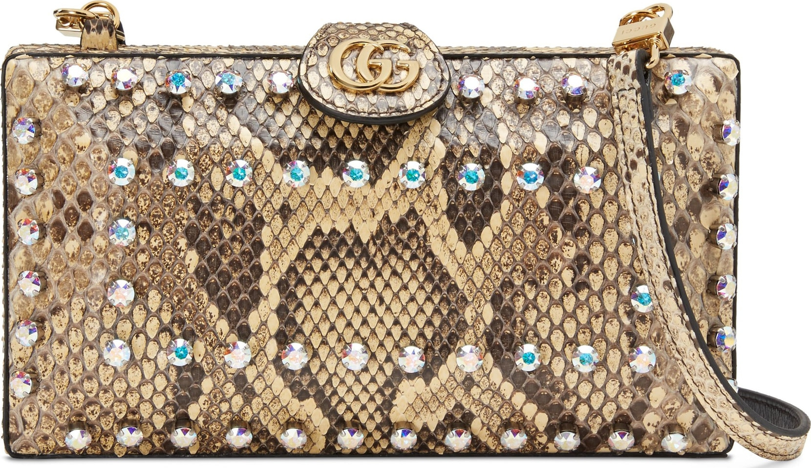 Gucci Broadway Genuine Python Minaudière Gucci Broadway Genuine Python Minaudière