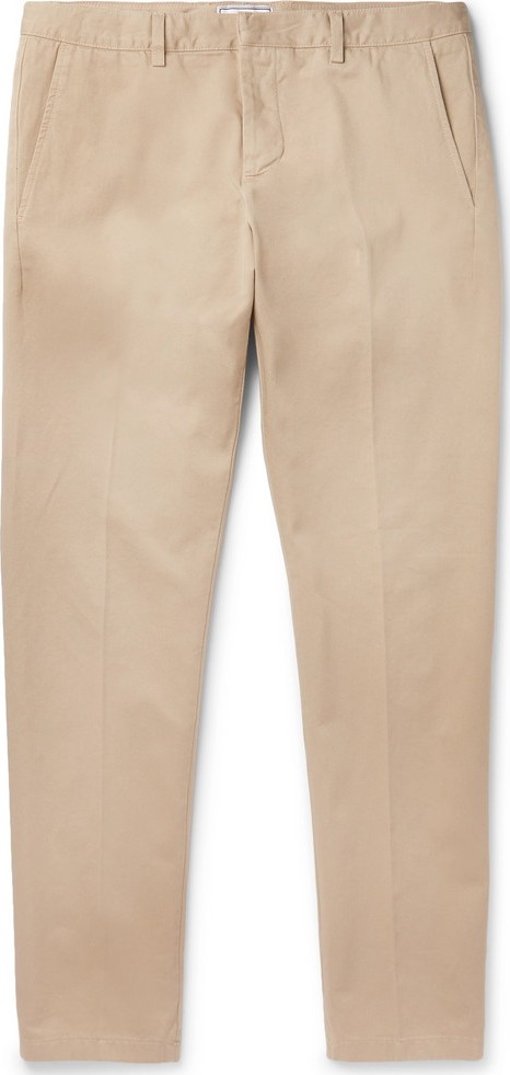 AMI Slim-Fit Cotton-Twill Chinos
