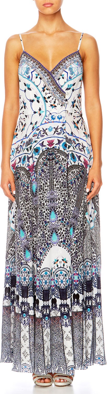 Camilla In The Constellations Cross Overlay Maxi Dress