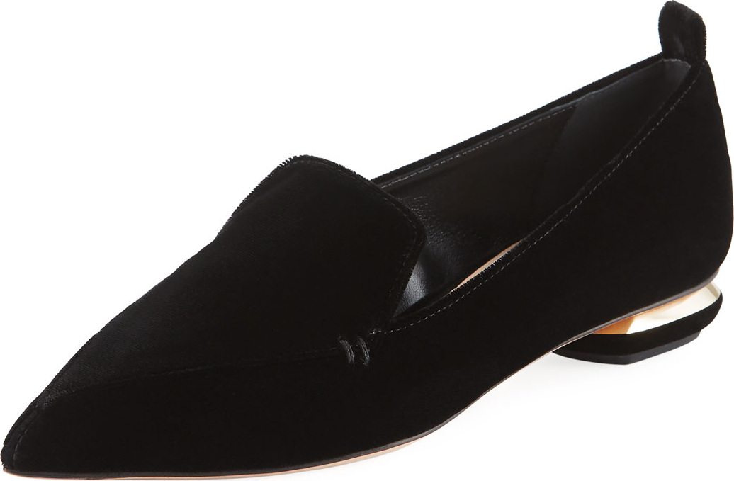 Nicholas Kirkwood Beya 18mm Velvet Loafers