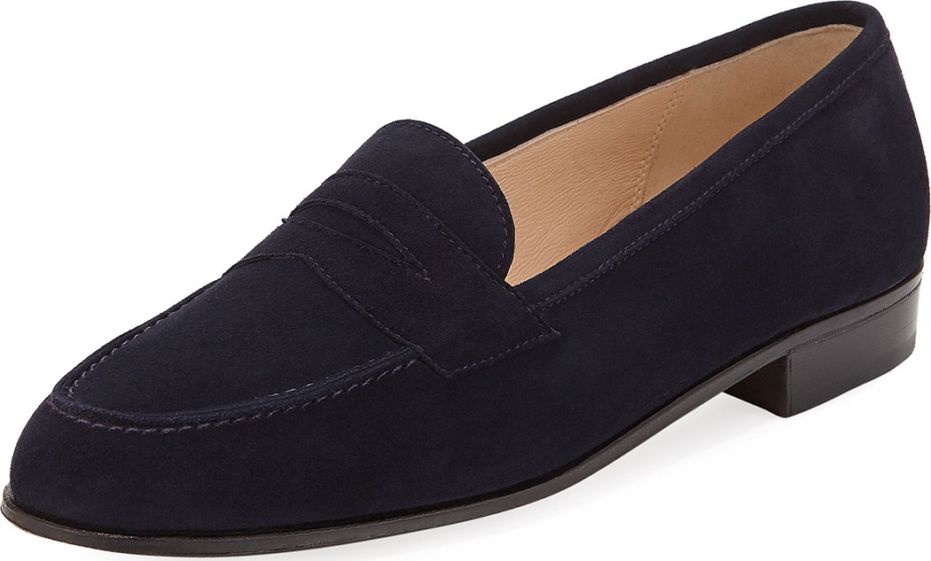 Gravati Suede Penny Keeper Loafer