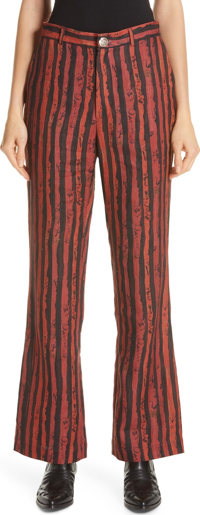 Martine Rose Flare Leg Pants