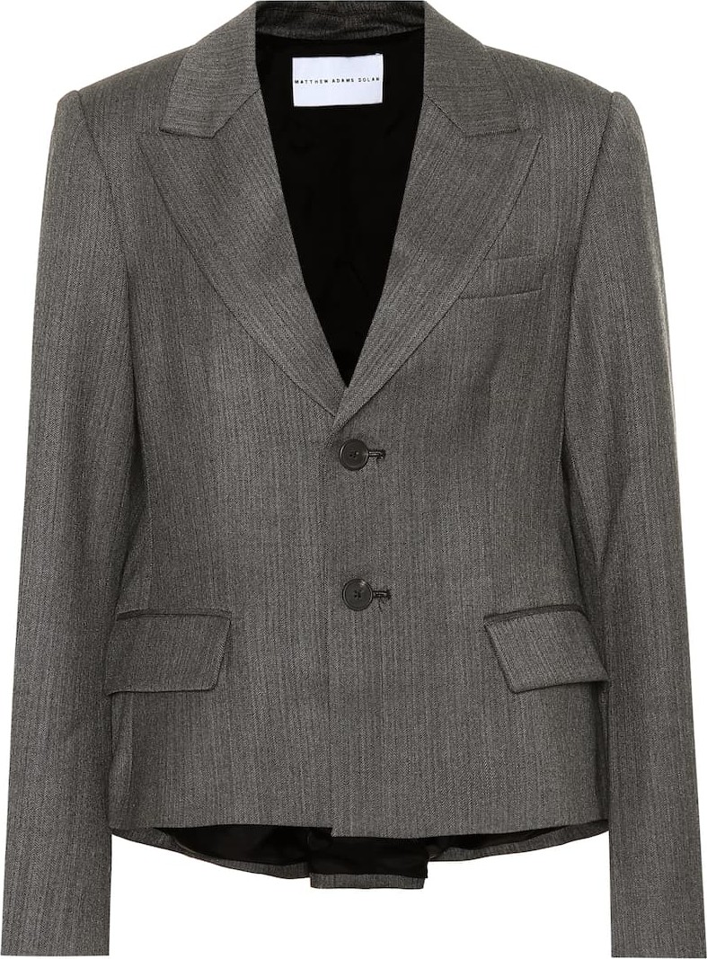 Matthew Adams Dolan Wool-blend blazer