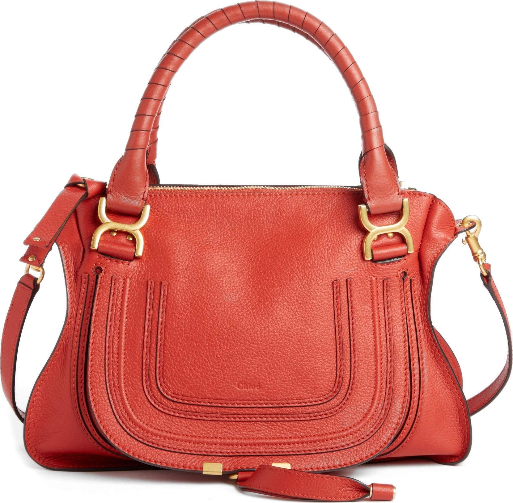 Chloe 'Medium Marcie' Leather Satchel