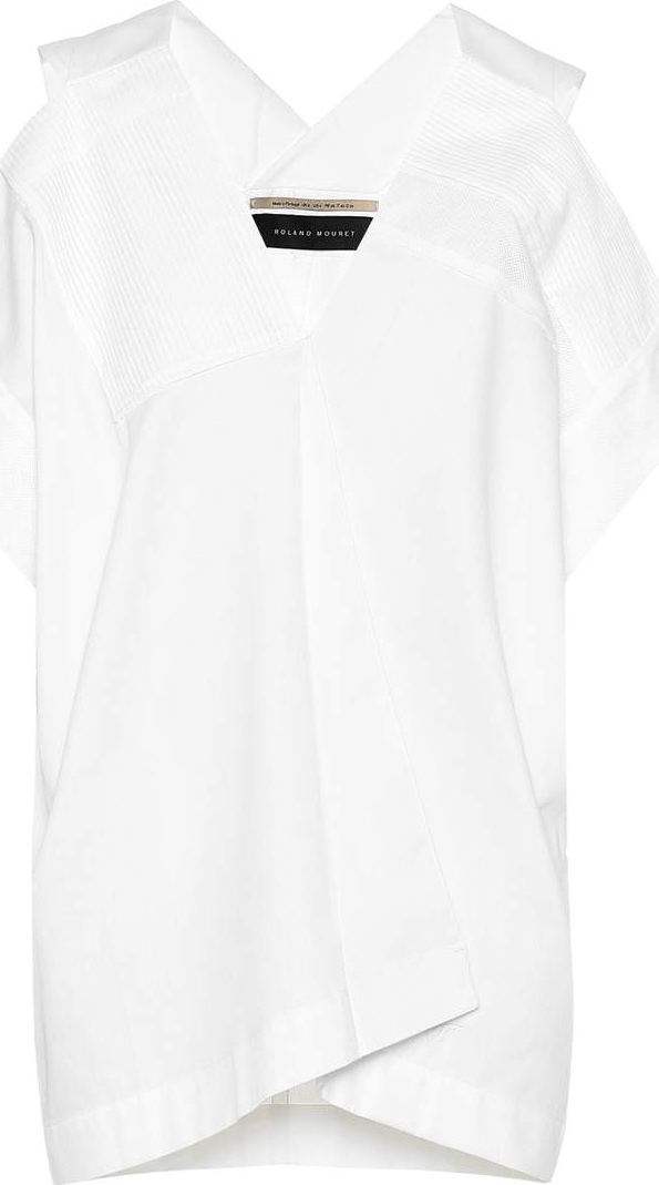 Roland Mouret Asymmetric cotton top