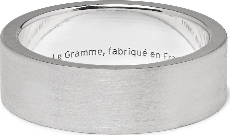 Le Gramme Le 11 Brushed Sterling Silver Ring
