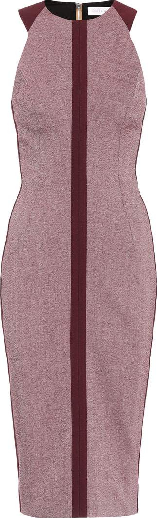 Victoria Beckham Cotton-blend midi dress