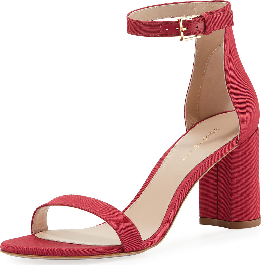 Stuart Weitzman 75LESSNUDIST Grosgrain City Sandal