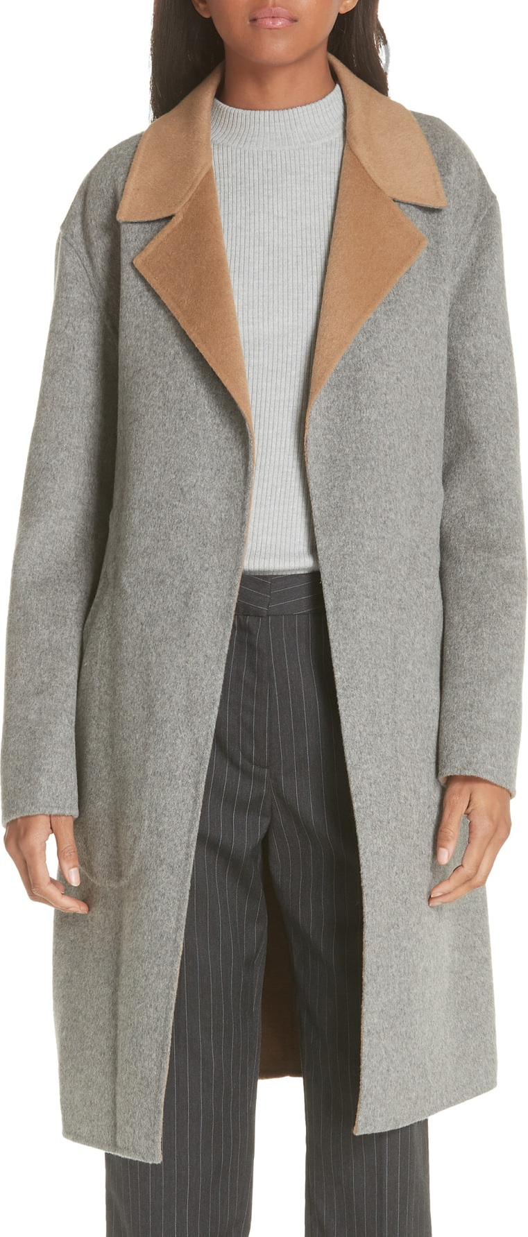 Rag & Bone Sven Reversible Wool Blend Coat