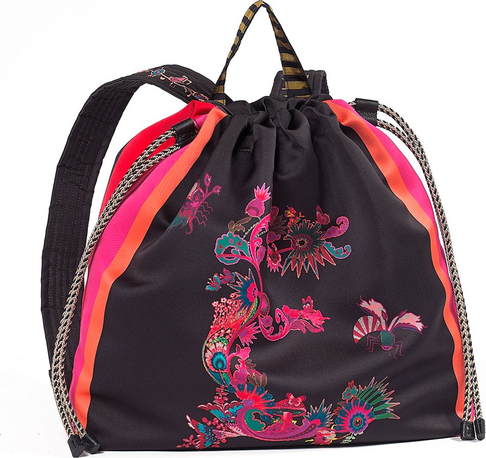 Etro Printed Fabric Backpack