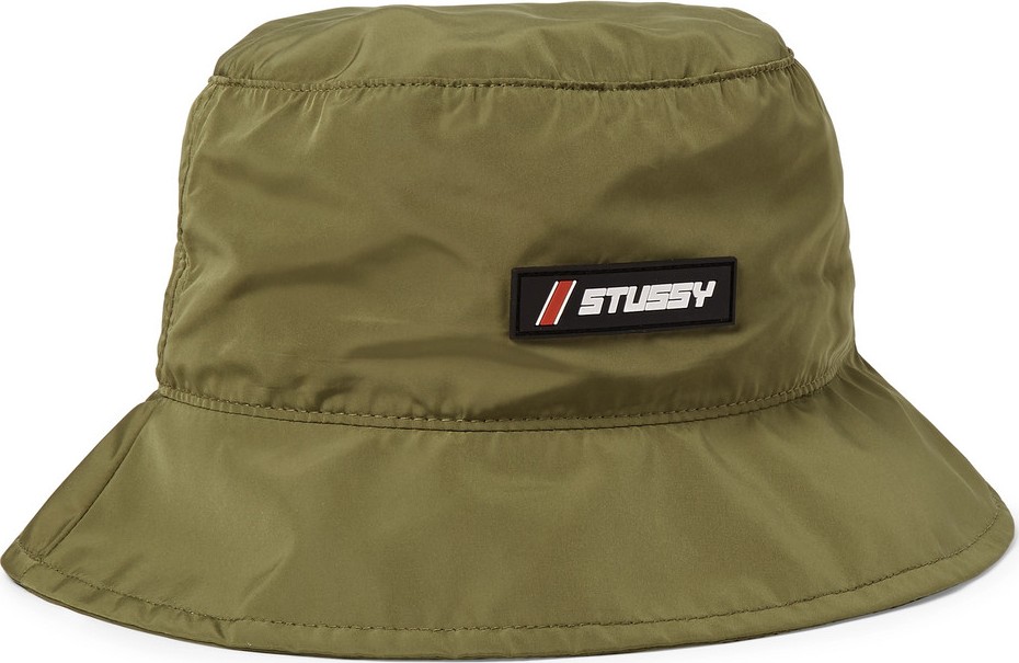 Stussy Reena Logo-Appliquéd Shell Bucket Hat