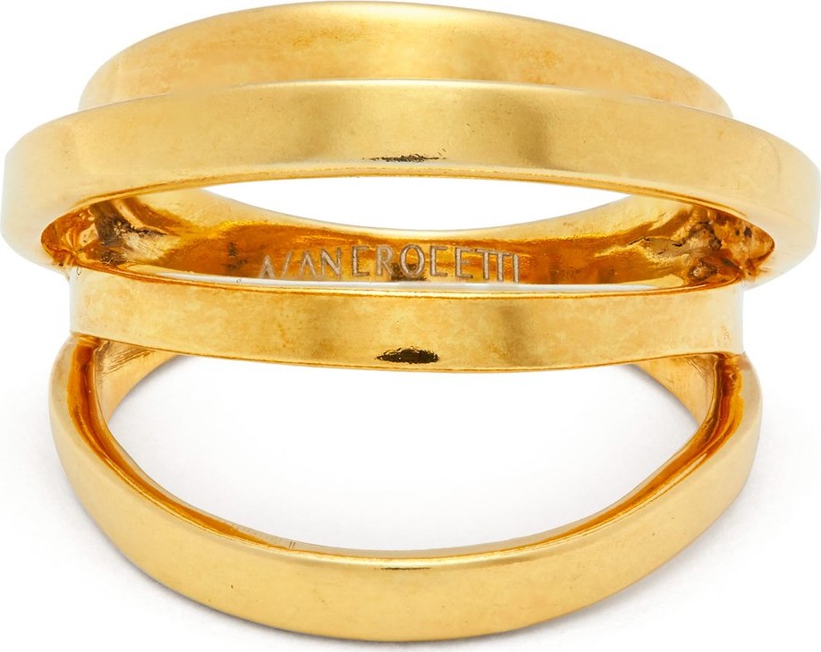 Alan Crocetti Gold-plated Space ring