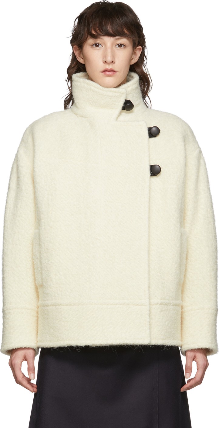 Isabel Marant Etoile Off-White Wooly Fagan Jacket