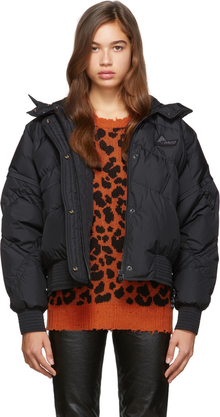 McQ - Alexander McQueen Black Down Puffer Jacket