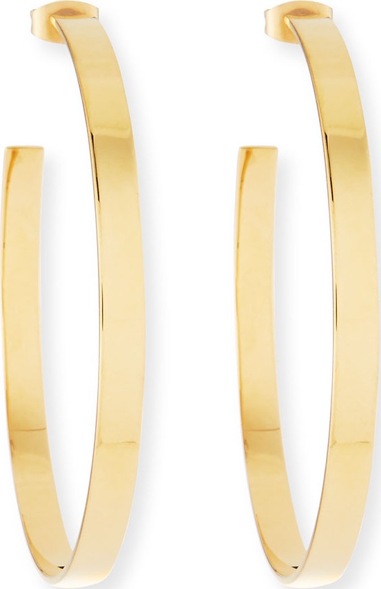 NEST Jewelry High Polish Hoop Earrings