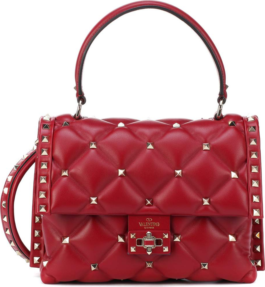 Valentino Valentino Garavani Candystud leather shoulder bag