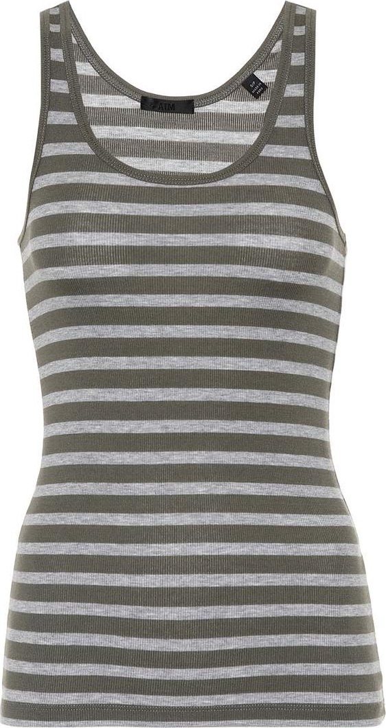 ATM Anthony Thomas Melillo Striped jersey tank top