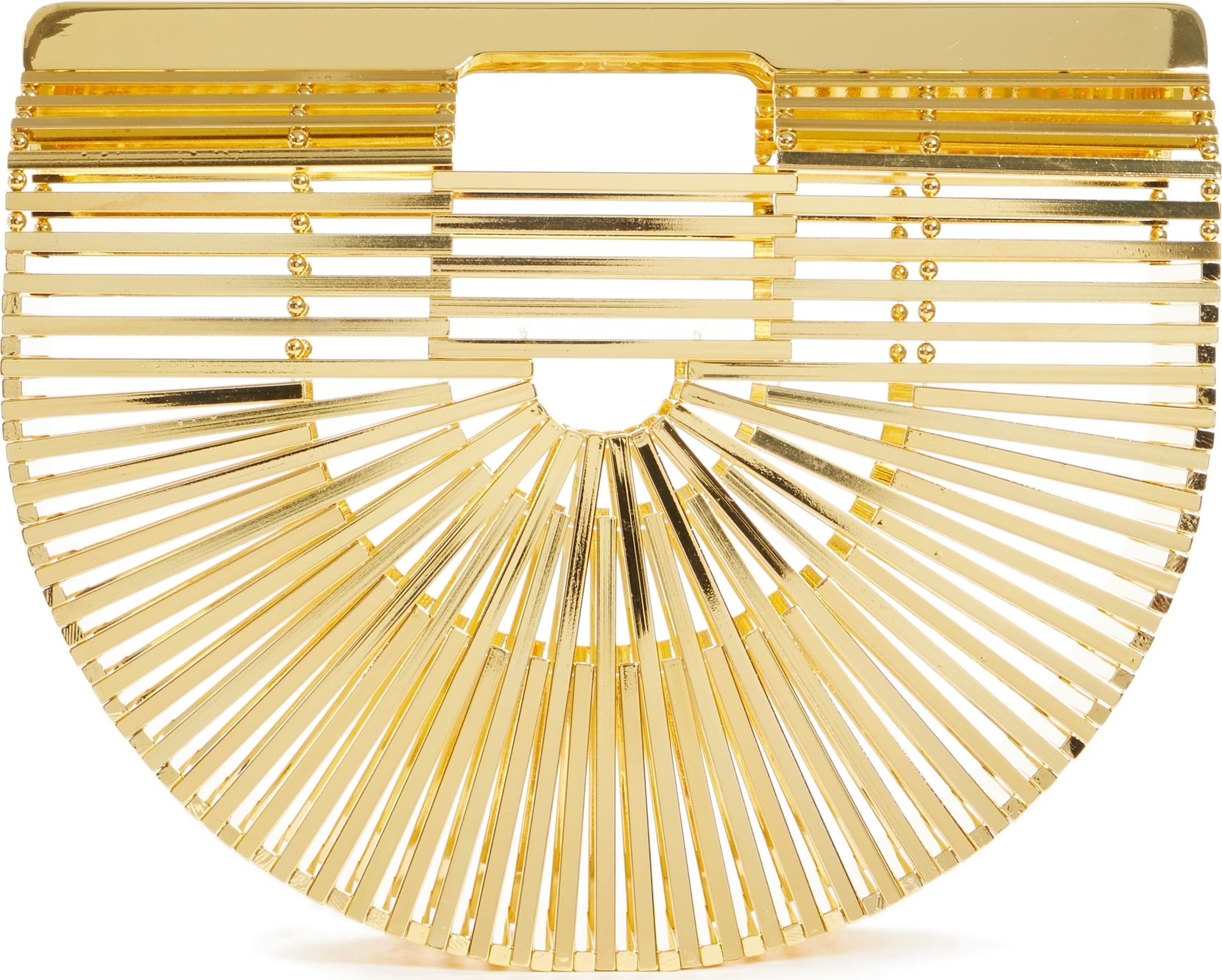 Cult Gaia Small Gaias Ark Metal Handbag