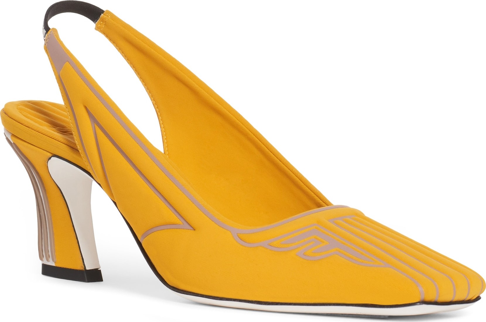 Fendi FFreedom Logo Slingback Pump