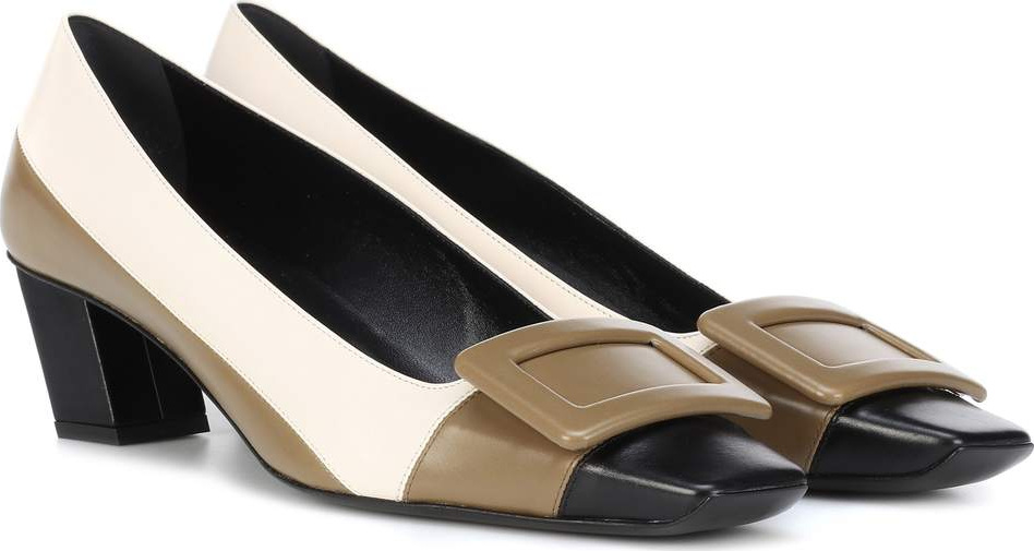 Roger Vivier Belle Vivier leather pumps