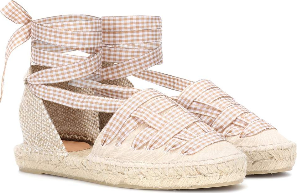 Castaner Jean gingham espadrilles