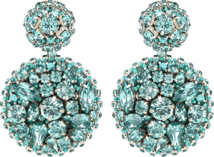Oscar De La Renta Crystal-embellished earrings