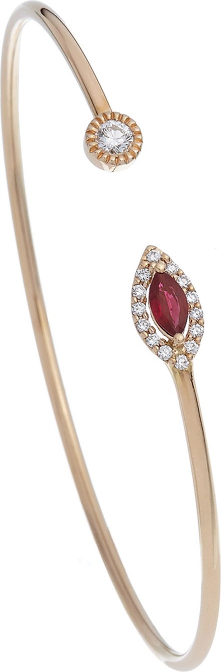 Istanboulli Gioielli Milano Positano 18k Diamond & Ruby Bracelet