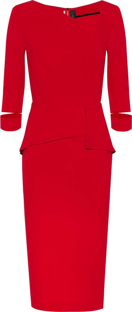 Roland Mouret Dunne crêpe dress