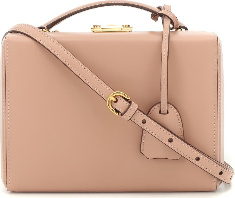 Mark Cross Grace Small Box leather shoulder bag