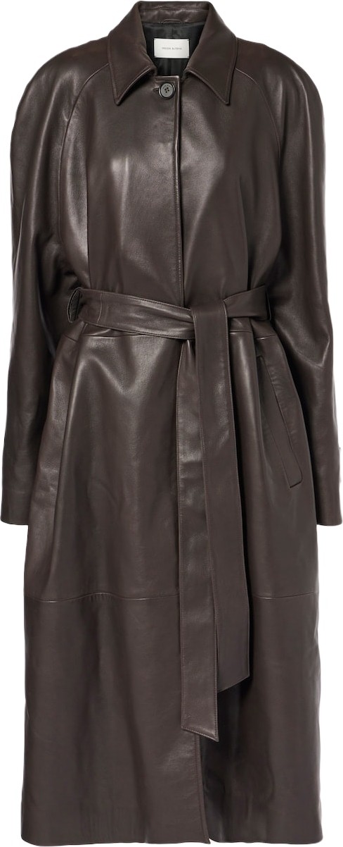 Magda Butrym - Belted leather coat