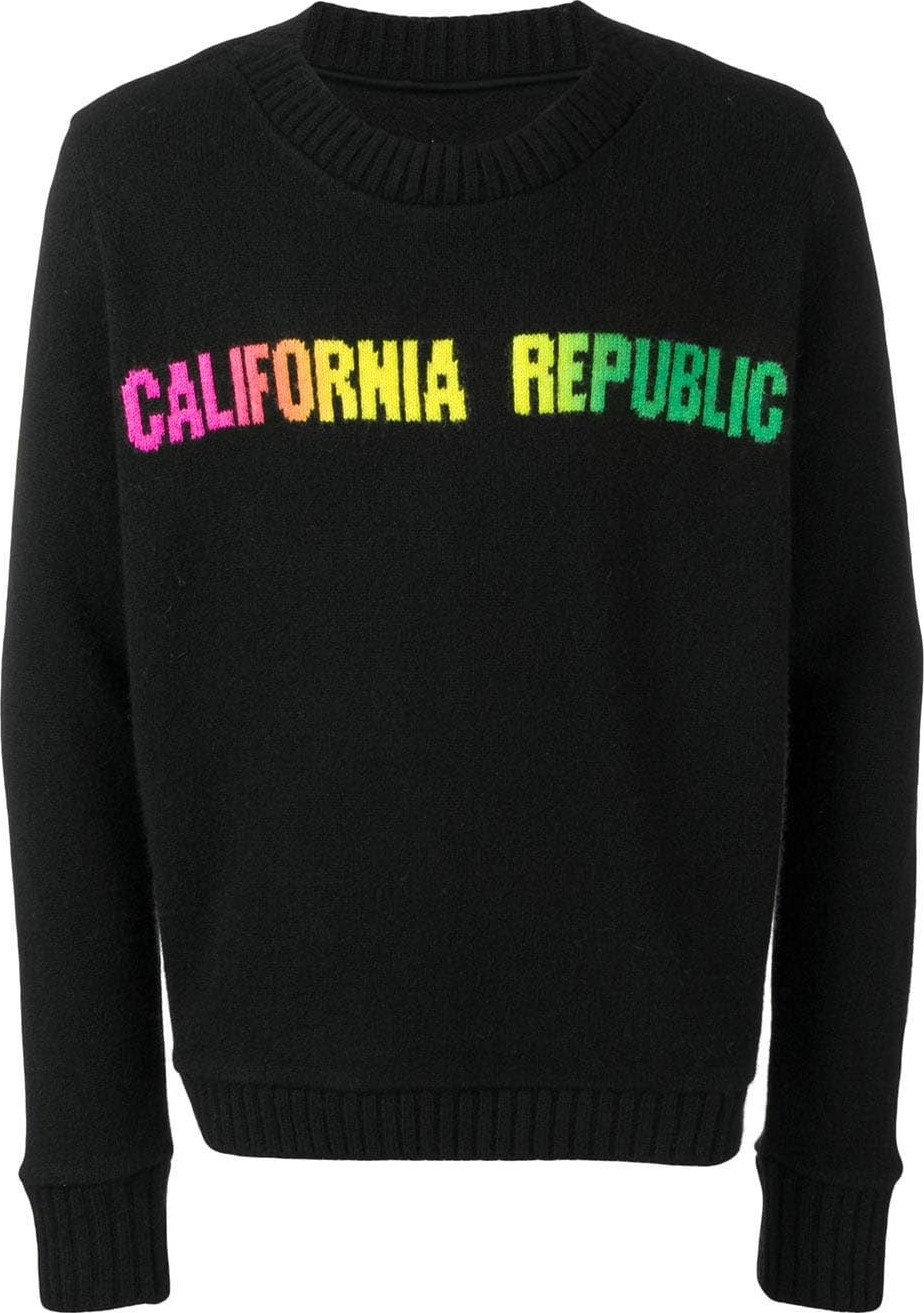The Elder Statesman California Republic crew neck sweater