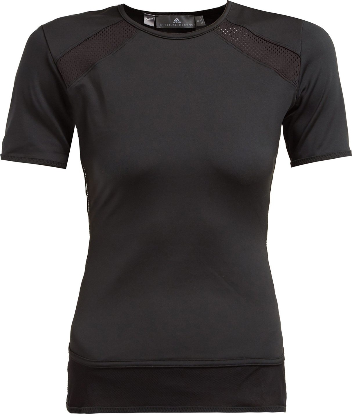 Adidas By Stella McCartney Essential mesh-panel performance T-shirt