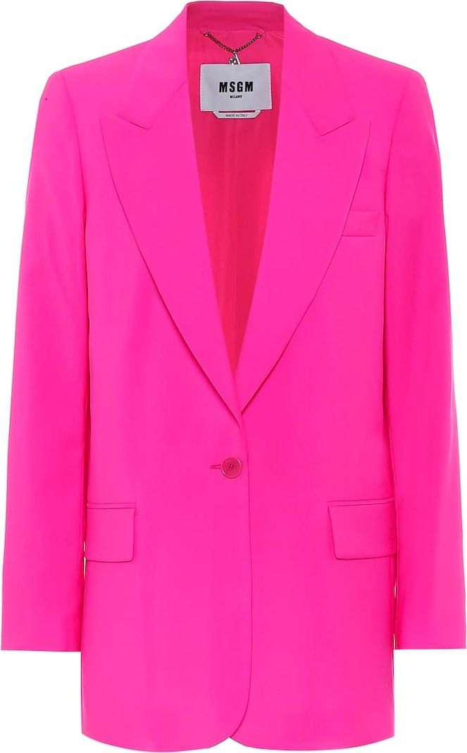 MSGM Virgin wool blazer