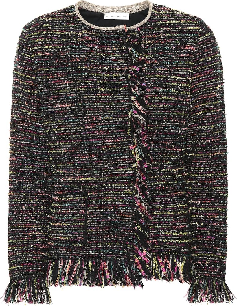 Etro Cotton-blend tweed jacket