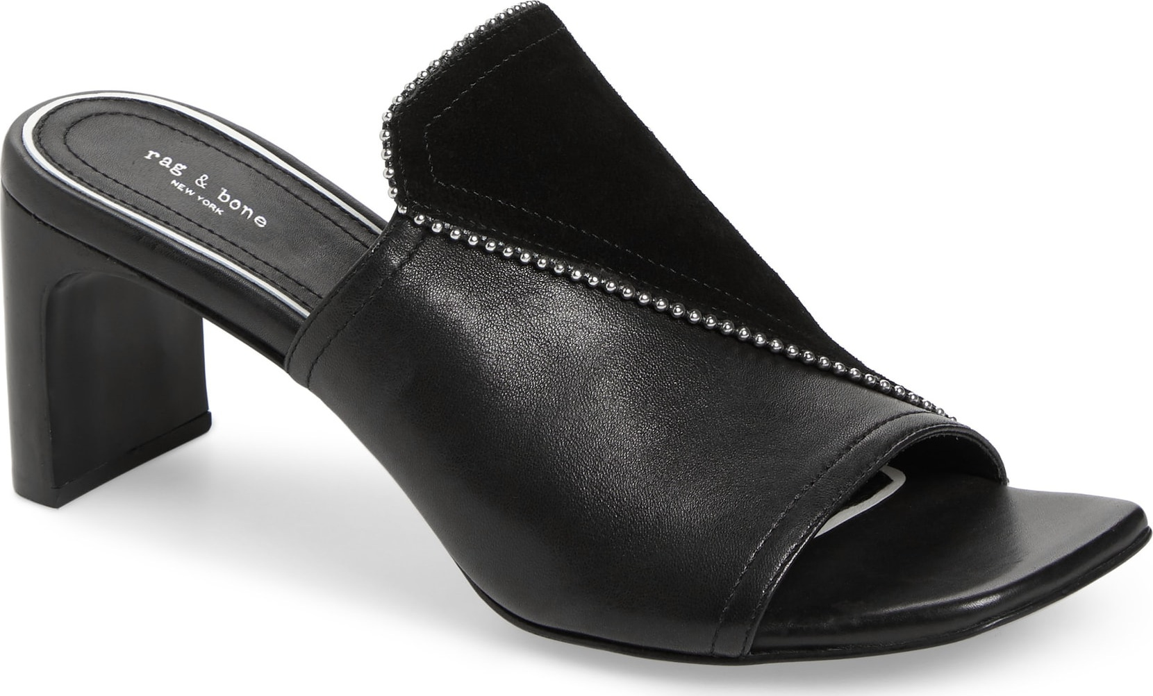 Rag & Bone Myla Asymmetrical Beaded Slide Sandal