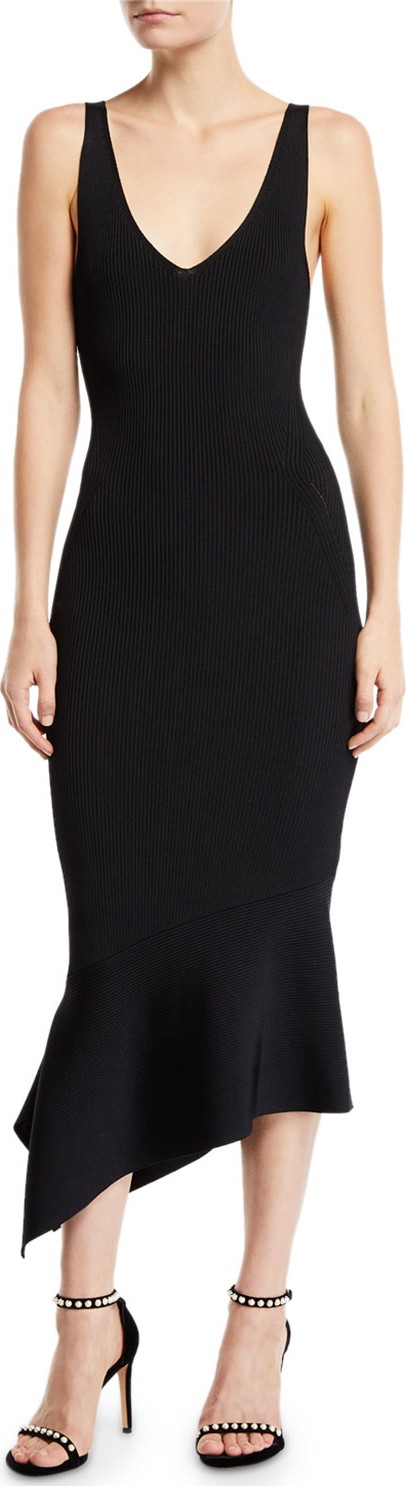 Alexis Selma Ribbed Mermaid Cocktail Dress